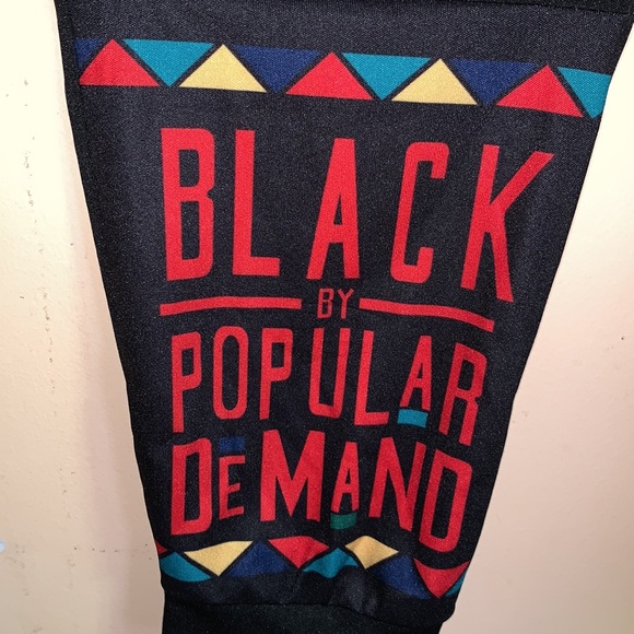 Black By Popular Demand graphic joggers - Picture 3 of 11
